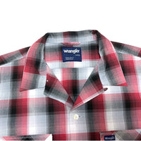 (VINTAGE) 2000'S～ WRANGLER SHADOW PALID LOOP COLLAR BOX SHIRT