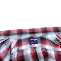 (VINTAGE) 2000'S～ WRANGLER SHADOW PALID LOOP COLLAR BOX SHIRT