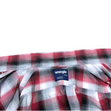 (VINTAGE) 2000'S～ WRANGLER SHADOW PALID LOOP COLLAR BOX SHIRT
