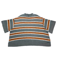 (DESIGNERS) 2000'S～ UNDER COVER STRIPED PATTERN WIDE WIDTH SHORT SLEEVE SWEAT SHIRT