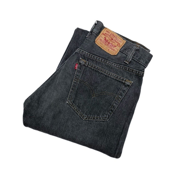(VINTAGE) 1990'S～ MADE IN USA Levi's 501 YARN DYED BLACK DENIM PANTS