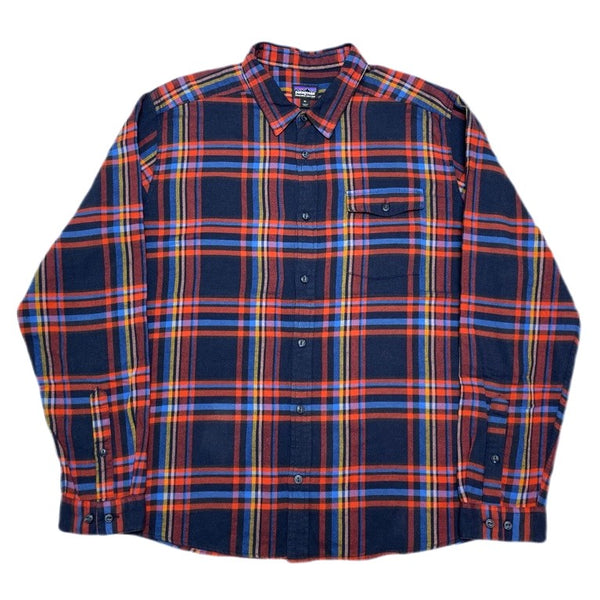 (VINTAGE) 2017 PATAGONIA LATTICE PATTERN COTTON SHIRT FA17