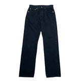 (vintage) 1999 MADE IN USA Levi's 501 OVERDYED BLACK DENIM PANTS