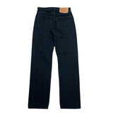 (vintage) 1999 MADE IN USA Levi's 501 OVERDYED BLACK DENIM PANTS