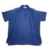 (vintage) 1960'S～ PAUL HOWARD STRIPED PATTERN RAYON 3 POINT FASTENING SHORT SLEEVE SHIRT