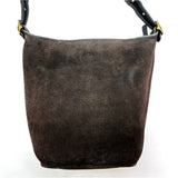 (other) 1990'S～ MADE IN USA OLD COACH ROUGH OUT 2WAY BUCKET STYLE LEATHER BAG