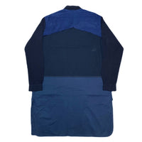 (DESIGNERS) MADE IN JAPAN John UNDERCOVER 3 MATERIAL PANELED LONG LENGTH SHIRT