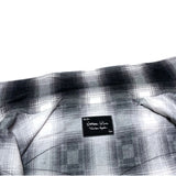(DESIGNERS) 2000'S～ NUMBER NINE SHADOW PLAID WESTERN FLANNEL SHIRT WITH GUSSET