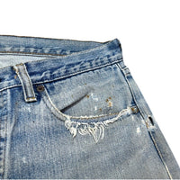 (VINTAGE) 1970'S～ Levi's 501 66 SINGLE DISTRESSED DENIM PANTS