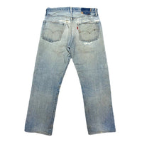 (VINTAGE) 1970'S～ Levi's 501 66 SINGLE DISTRESSED DENIM PANTS