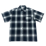 (vintage) 2000'S～ MADE IN USA CALTOP SHADOW PLAID SHORT SLEEVE BOX SHIRT