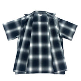 (vintage) 2000'S～ MADE IN USA CALTOP SHADOW PLAID SHORT SLEEVE BOX SHIRT