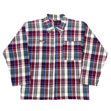 (VINTAGE) 1990'S～ MADE IN USA AIRWALK PLAID PATTERN ZIP UP HEAVY FLANNEL BOX SHIRT