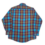 (vintage) 1990'S～ FIVE BROTHER PLAID PATTERN HEAVY FLANNEL SHIRT