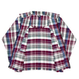 (VINTAGE) 1990'S～ MADE IN USA AIRWALK PLAID PATTERN ZIP UP HEAVY FLANNEL BOX SHIRT