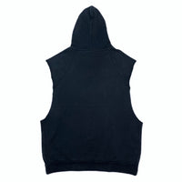 (DESIGNERS) UNUSED SLEEVE CUTOFF BIG HOODIE SWEAT SHIRT VEST