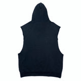 (DESIGNERS) UNUSED SLEEVE CUTOFF BIG HOODIE SWEAT SHIRT VEST
