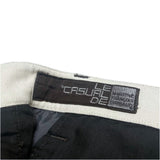 (designers) 2000'S～ LE CASUAL DE MARITHE FRANCOIS GIRBAUD FRONT DIAGONAL BUTTON FLY DESIGN PANTS