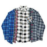 (designers) MADE IN JAPAN Rebuild by Needles 7 CUT REMAKE PATCHWORK LIGHT FLANNEL SHIRT