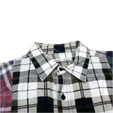 (designers) MADE IN JAPAN Rebuild by Needles 7 CUT REMAKE PATCHWORK LIGHT FLANNEL SHIRT