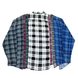 (designers) MADE IN JAPAN Rebuild by Needles 7 CUT REMAKE PATCHWORK LIGHT FLANNEL SHIRT