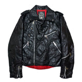 (vintage) 1980'S～ CAMPRI SPORT PATCHWORK DOUBLE BREASTED LEATHER BIKER JACKET