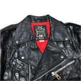(vintage) 1980'S～ CAMPRI SPORT PATCHWORK DOUBLE BREASTED LEATHER BIKER JACKET