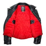 (vintage) 1980'S～ CAMPRI SPORT PATCHWORK DOUBLE BREASTED LEATHER BIKER JACKET