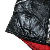 (vintage) 1980'S～ CAMPRI SPORT PATCHWORK DOUBLE BREASTED LEATHER BIKER JACKET