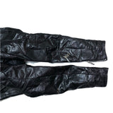 (vintage) 1980'S～ CAMPRI SPORT PATCHWORK DOUBLE BREASTED LEATHER BIKER JACKET