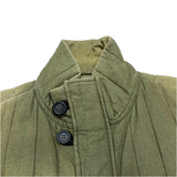 (vintage) MADE IN ENGLAND LAVENHAM FADED COTTON LINEN QUILTING JACKET