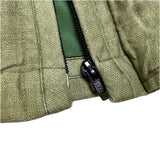 (vintage) MADE IN ENGLAND LAVENHAM FADED COTTON LINEN QUILTING JACKET