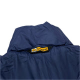 (vintage) MADE IN ENGLAND Snugpak LINEN X NYLON REVERSIBLE THIN PADDED VEST WITH HOOD