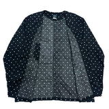 (designers) POST O'ALLS POLKA DOT PATTERN KUNG FU SHIRT CARDIGAN
