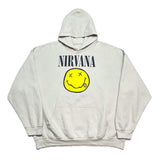 (vintage) 2019 NIRVANA SMILE PRINT PULLOVER HOODIE SWEAT SHIRT
