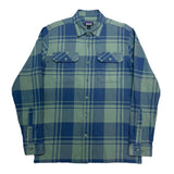 (vintage) 2022 PATAGONIA LATTICE PATTERN BOX SHIRT FA22