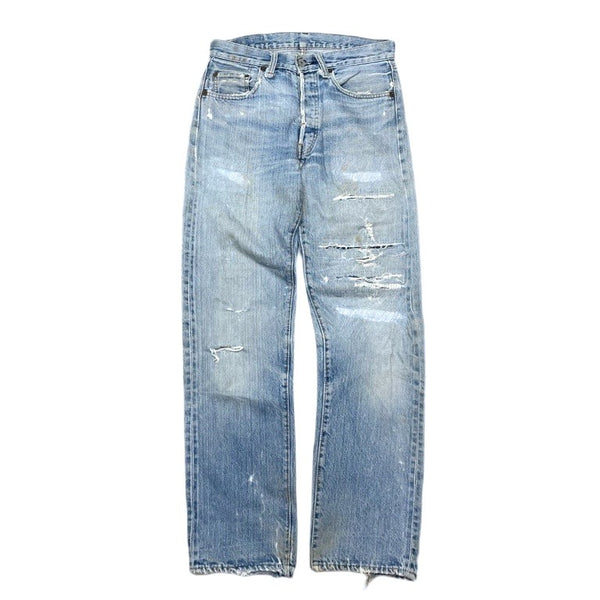(VINTAGE) 1970'S～ Levi's 501 66 SINGLE STITCH DISTRESSED DENIM PANTS