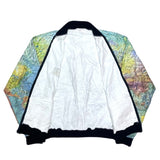 (VINTAGE) 1986 WORLD MAP ALL OVER PRINT TYVEK JACKET