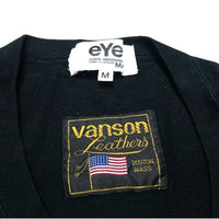 (DESIGNERS) AD2010 MADE IN JAPAN eye JUNYA WATANABE MAN COMME des GARCONS BONE PRINT 3/4 SLEEVE LENGTH T-SHIRT