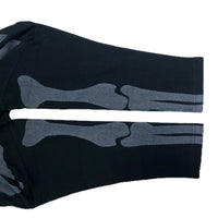 (DESIGNERS) AD2010 MADE IN JAPAN eye JUNYA WATANABE MAN COMME des GARCONS BONE PRINT 3/4 SLEEVE LENGTH T-SHIRT