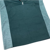 (DESIGNERS) MADE IN ITALY MAISON MARGIELA MM6 LONG LENGTH HALF ZIP SLEEVELESS HOODIE VEST