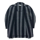 (DESIGNERS) 1980'S～ MADE IN JAPAN Plantation by ISSEY MIYAKE THICK STRIPED PATTERN 3 BUTTON BLAZER JACKET WITH PATCH POCKET