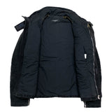 (designers) 1990'S～ GAZZARRINI UOMO MOLESKIN THIN PADDED BIKER JACKET