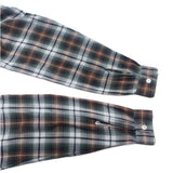 (vintage) 1960'S～ Macy Associates SHADOW PLAID RAYON LOOP COLLAR BOX SHIRT