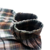 (vintage) 1960'S～ Macy Associates SHADOW PLAID RAYON LOOP COLLAR BOX SHIRT