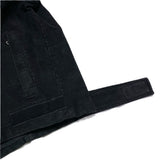 (designers) 1990'S～ GAZZARRINI UOMO MOLESKIN THIN PADDED BIKER JACKET