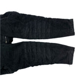 (designers) 1990'S～ GAZZARRINI UOMO MOLESKIN THIN PADDED BIKER JACKET