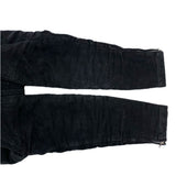 (designers) 1990'S～ GAZZARRINI UOMO MOLESKIN THIN PADDED BIKER JACKET