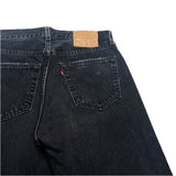 (vintage) 1997 MADE IN USA Levi's 501-5960 OVERDYED BLACK DENIM PANTS