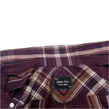 (designers) 2009 MADE IN JAPAN NUMBER NINE LATTICE PATTERN SLEEVE CUT OFF STYLE SHORT SLEEVE PULLOVER SHIRT